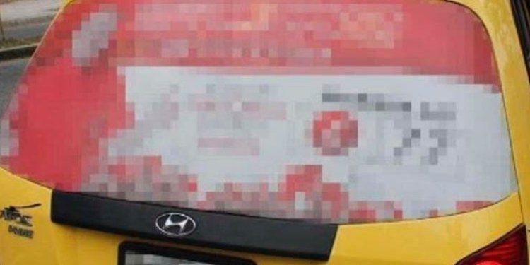 Vehículos de servicio público no están autorizados para tener microperforados con publicidad política en Ibagué