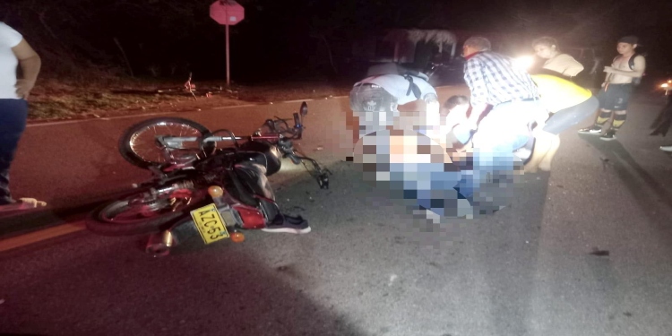 Violento accidente en la vía Cucuana – Ortega deja una persona muerta