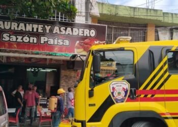 Incendio en un asadero de pollos en Ibagué