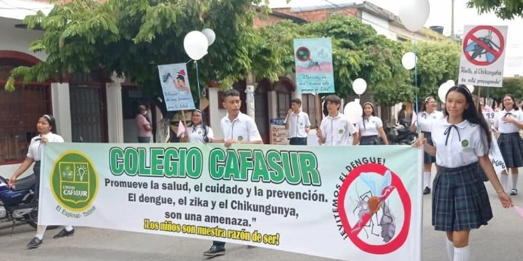 Estudiantes enseñarán cómo se puede prevenir el dengue en el Tolima