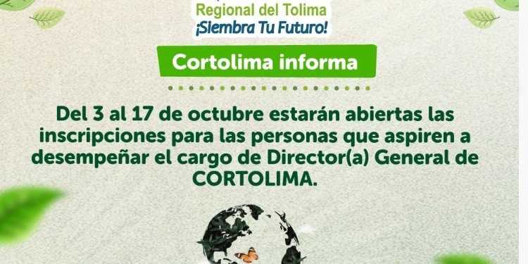CORTOLIMA Inicia Proceso de Elección de Director(a) para el Período 2024-2027