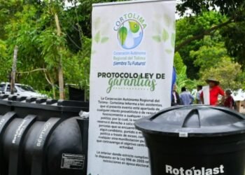 Cortolima entregó insumos para la construcción de aguas residuales en la vereda Tapias