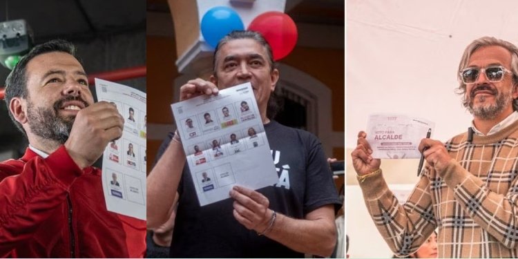 Bolívar, Galán y Oviedo, los candidatos con más opciones para la Alcaldía de Bogotá, ya votaron