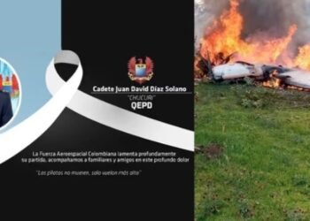 Murió Juan David Díaz, el joven copiloto de la aeronave que se accidentó en Cali