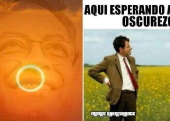Los memes que nos dejó el eclipse solar anular en Colombia