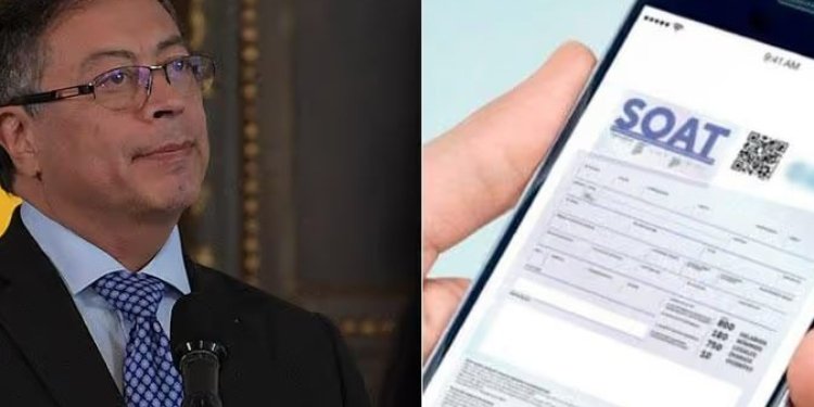Gustavo Petro se une a las críticas al Soat: lo califica como «un instrumento de captura delictiva de dineros de salud»