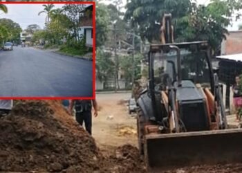 Nuevas redes de alcantarillado y calles estrena el barrio Villa del Sol