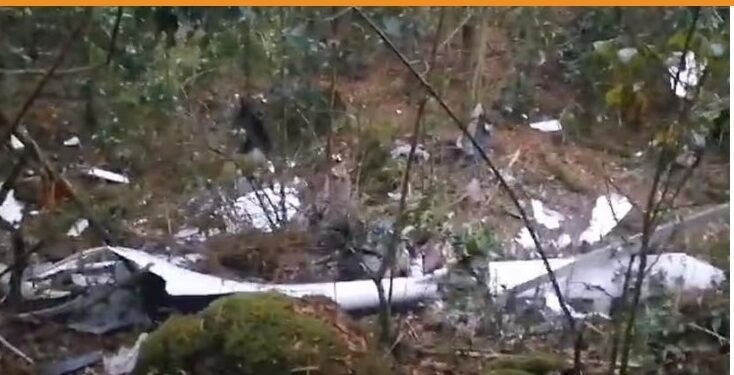 Avioneta que cubría ruta Medellín-Bogotá cayó en un cerro entre Facatativá y La Vega