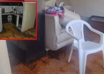 Una piedra y el fracturamiento de una tubería serían la causa de la inundación de tres viviendas en el barrio Ceiba norte