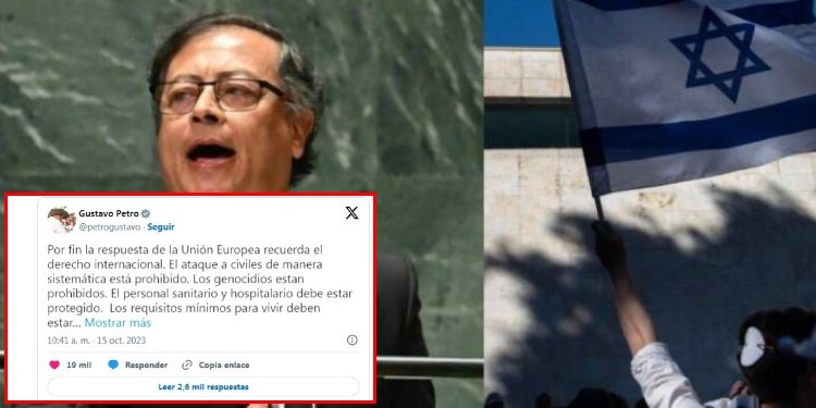 Gustavo Petro anuncia envío de ayuda humanitaria a Gaza y llama a la ONU a actuar
