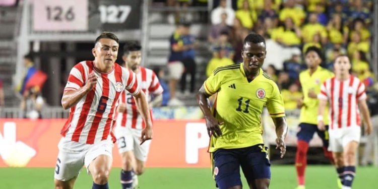 La selección Colombia con algunos cambios lista para enfrentar hoy a Paraguay