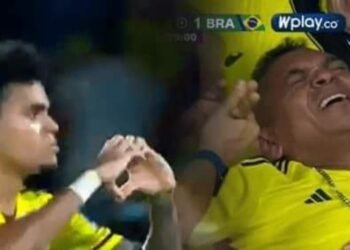 Colombia hizo historia y venció a Brasil por la eliminatoria