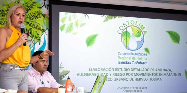 Cortolima presentó estudio de gestión del riesgo para el municipio de Herveo