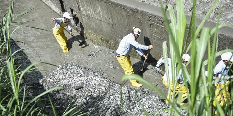Ibal informa restablecimiento de la captación del río Combeima 