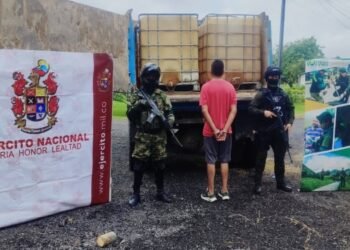 En flagrancia fue capturado un hombre con más de 800 galones de gasolina en Ibagué