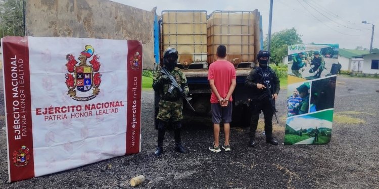 En flagrancia fue capturado un hombre con más de 800 galones de gasolina en Ibagué