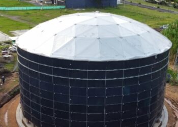 En un 80% avanzan las obras del tanque Zona Industrial 