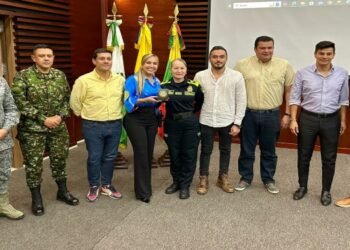 Johana Aranda articula trabajo con la Fuerza Pública en Ibagué