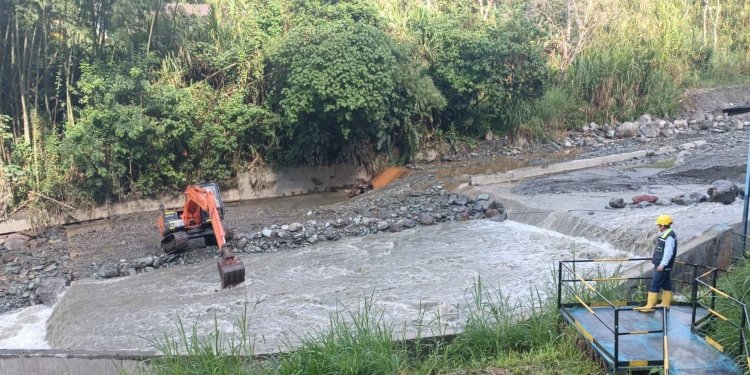 Quebrada las perlas sigue generando problemas en la bocatoma del Ibal
