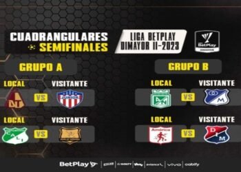 Los cuadrangulares de la Liga Betplay 2023-II darán inicio el siguiente fin de semana