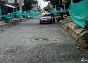 Obras de pavimentación en Modelia afectadas por los ladrones