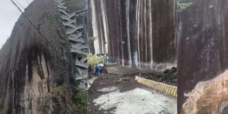 17  heridos dejó el deslizamiento en la piedra de El Peñol