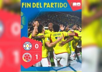 Colombia vence a Paraguay en la disputa por las eliminatorias