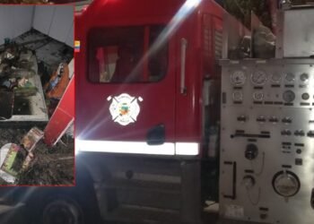 Corto circuito dejó sin cocina a una familia