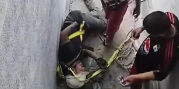 Trabajador de una obra en la Arboleda Campestre cayó varios pisos al suelo y fue atendido de urgencia