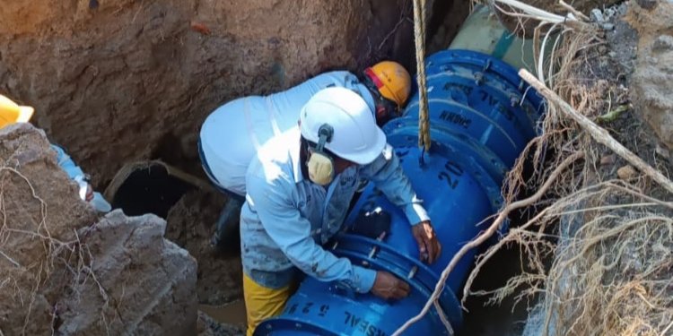 Solucionado el daño de acueducto; ahora se trabaja en la compensación del servicio 