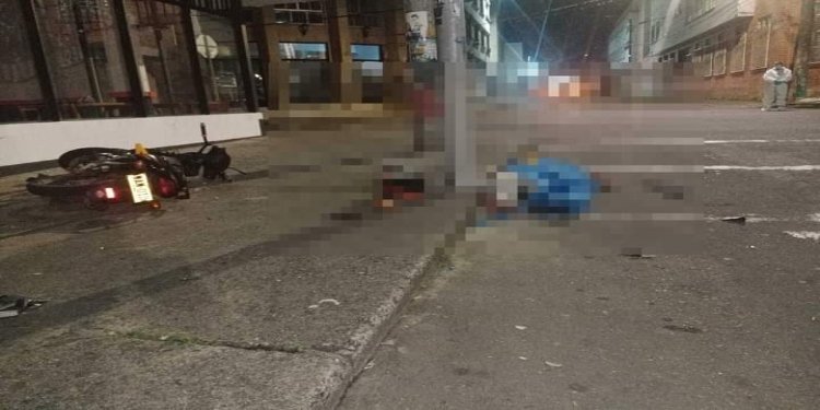 Motociclista falleció en pleno centro