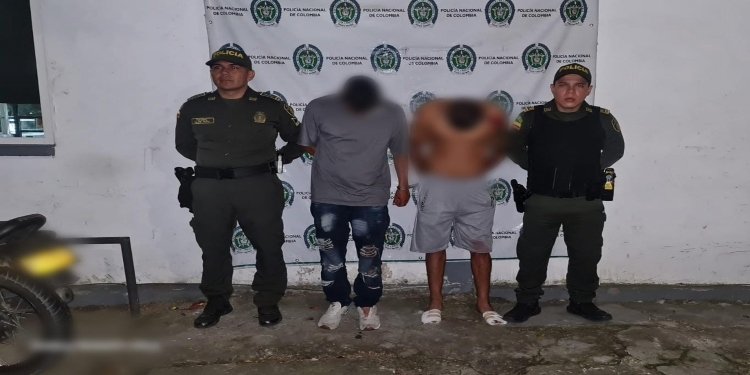 Capturados dos hombres por el hurto de un celular