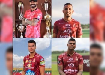 Cuales serian los primeros jugadores que salen del Deportes Tolima