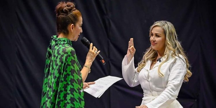 Johana Aranda ya juró servir a Ibagué