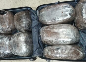 Maleta cargada de marihuana cayó en el Tolima