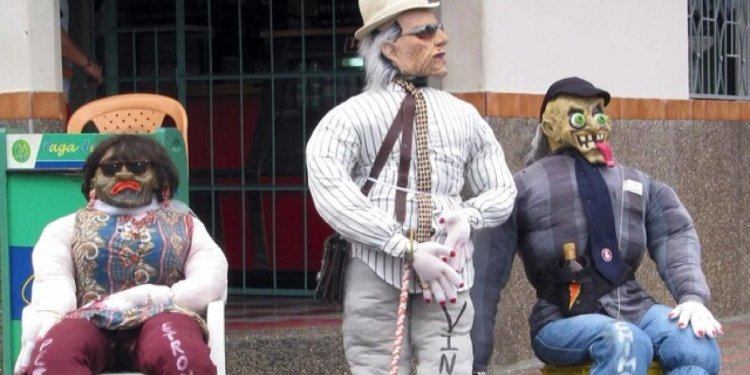 Los muñecos de año viejo: Quema de malos recuerdos y bienvenida al nuevo año