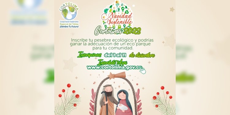 Listas las inscripciones para participar en el mejor pesebre ecológico 