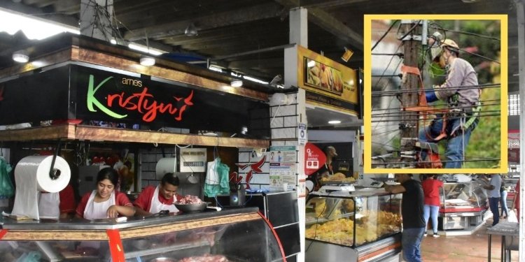 Deficiencias en el servicio de electricidad estaría causando afectaciones a comerciantes de las plazas de mercado