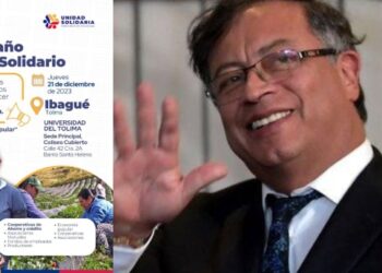 Presidente Gustavo Petro acompaña el cierre del sector solidario hoy en Ibagué