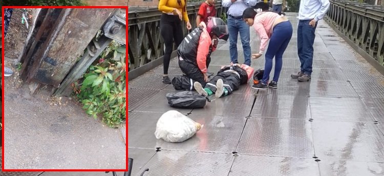 Comunidad del Cañón del Combeima alerta sobre una grave situación en ‘Puente metal’ 