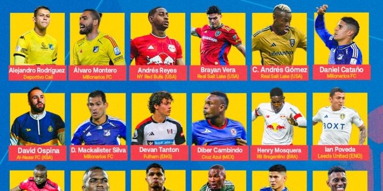 Lista de convocados para los juegos amistosos de la selección Colombia al cierre del año