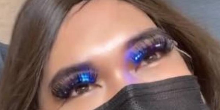 Las pestañas con luces que son la última tendencia