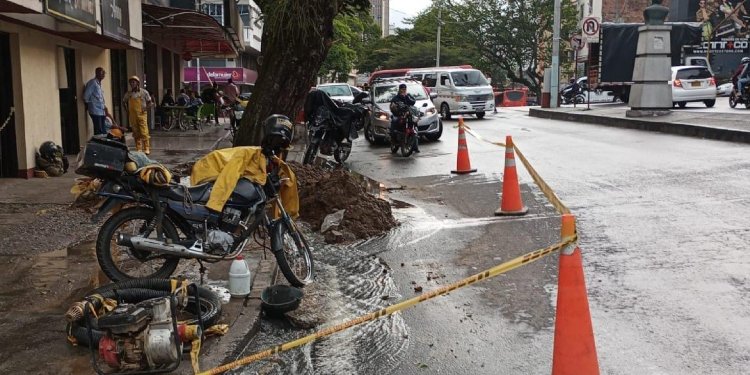 Ibal arregló el daño en la red matriz de la Zona Centro