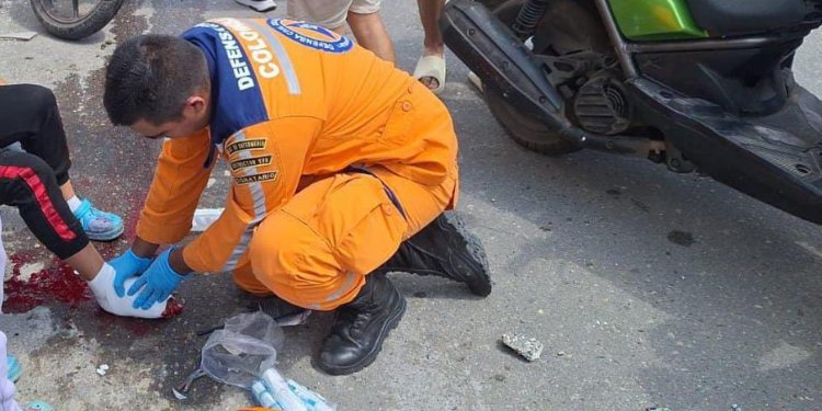 Joven en Ibagué resultó con su pierna fracturada en medio de un atraco