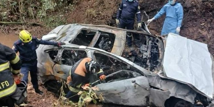 ¡Triste inicio de año nuevo! Incinerados murieron integrantes de una familia en la vía Melgar – Carmen de Apicalá