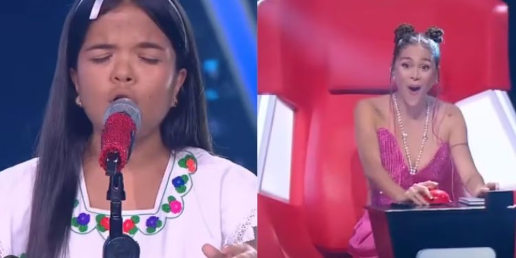 La pequeña Gigante de Fresno llegó al programa musical La Voz kids