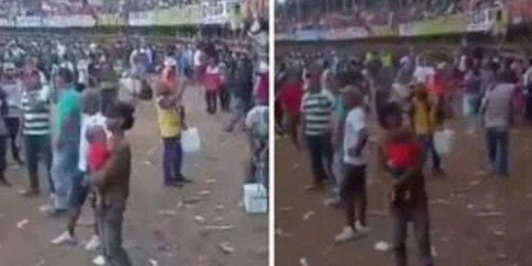 Indignación por Hombre que Expone a Bebé en Corralejas de Antioquia