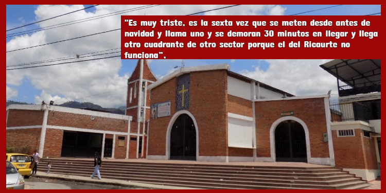 Ladrones tienen de pinta a la iglesia del Ricaurte