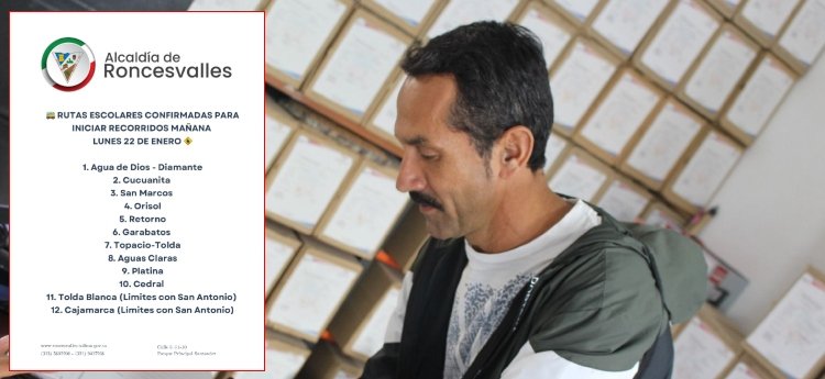 Más de 200 estudiantes en Roncesvalles se beneficiarán de transporte escolar desde el primer día de clases