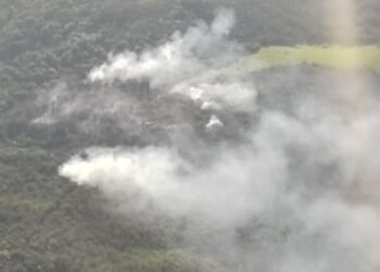 Sin controlar continúa incendio forestal causado por piromanos en Melgar